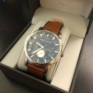 Vince Camuto Men’s Leather Watch